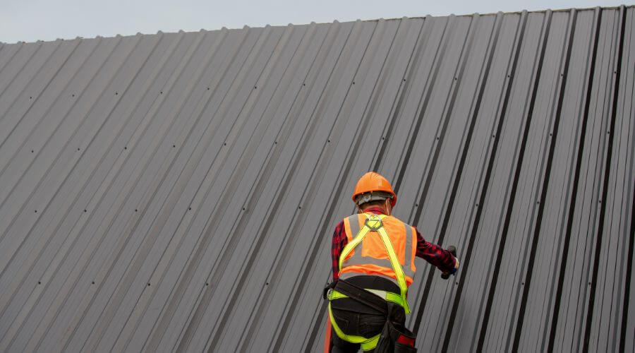 Professional metal roof installation in Cut Off, LA